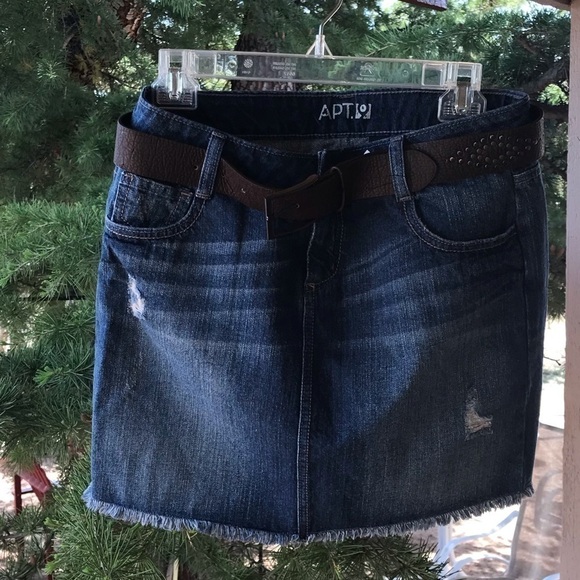 *🌻Apt 9 skirt with belt - Picture 2 of 4